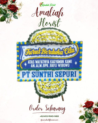 Papan Bunga Duka di Tobelo Barat
